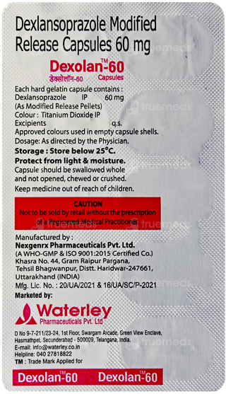 Dexolan 60 Capsule 10
